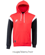 FXV - Sweat à capuche Conquête rouge et noir